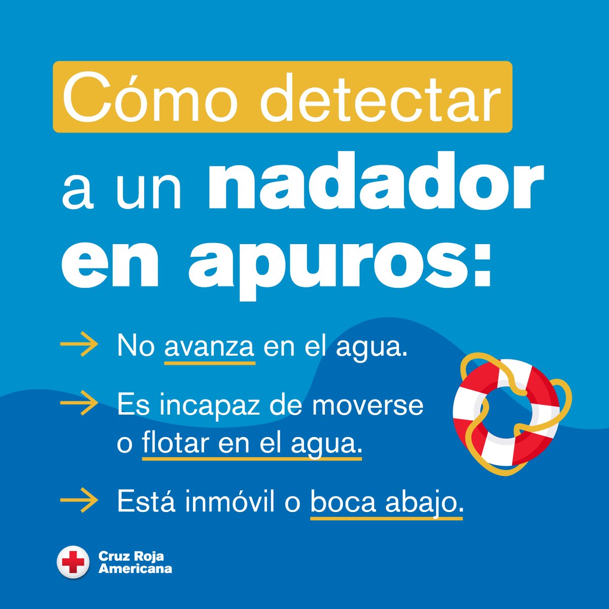 CruzRojaPR's tweet photo. 🌊 Hoy conmemoramos el Día Internacional de la Seguridad en el Agua.

Una fecha para educar, crear conciencia y prevenir ahogamientos. Cada acción preventiva puede salvar vidas.

#SeguridadAcuatica #CruzRojaPR https://t.co/pNnjO0FciH