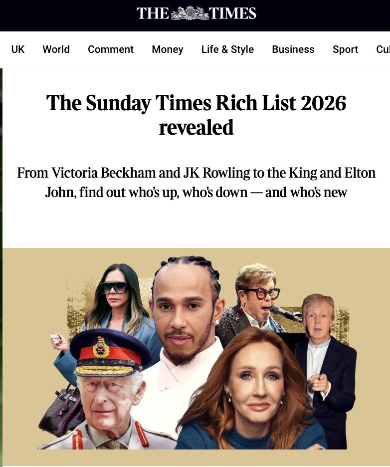 TaxJusticeUK's tweet photo. The 350 richest in the UK now hold £784Bn— more than the UK spends annually on healthcare, education, housing, defence &amp; policing COMBINED.

While millions struggle, a tiny few are hoarding extreme wealth. Britain has enough for all to thrive, we just need the courage to tax it. https://t.co/HgH2g94gPW