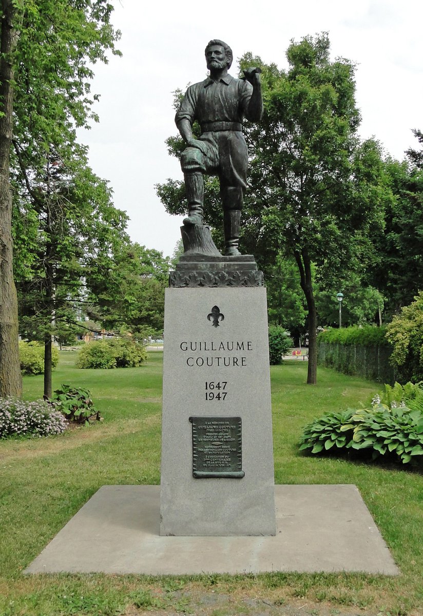 Jean_Vauquelin's tweet photo. 15 mai 1647
Arrivée de Guillaume Couture sur la Pointe-Lévy. Il est le premier colon de la Rive-Sud de Québec. Héros méconnu, il devint le premier juge sénéchal et capitaine de milice. Également interprète, il fut l'un des responsables de la Grande paix de 1645 avec les Iroquois. https://t.co/FYElTvoA0R