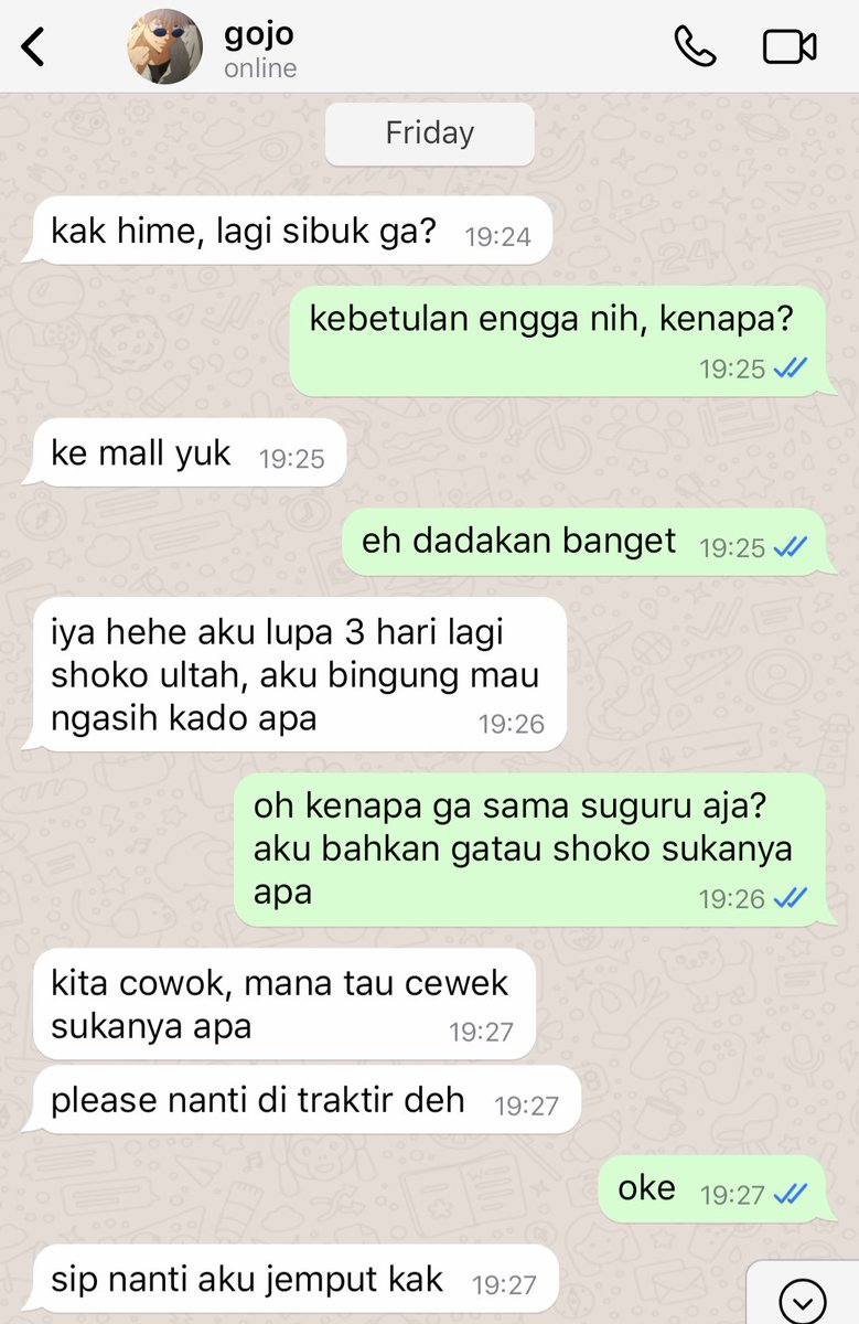 inkeisper's tweet photo. #gojohime one tweet au
temen sonoan dikit https://t.co/5mzaw21TnI