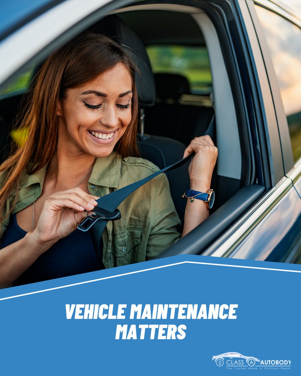 classaautobody2's tweet photo. Proper car maintenance can help prevent accidents and expensive repairs. Improve road safety by:
• Checking brakes and tires regularly
• Replacing worn windshield wipers
• Keeping lights and signals working https://t.co/jwWhDL8Glh