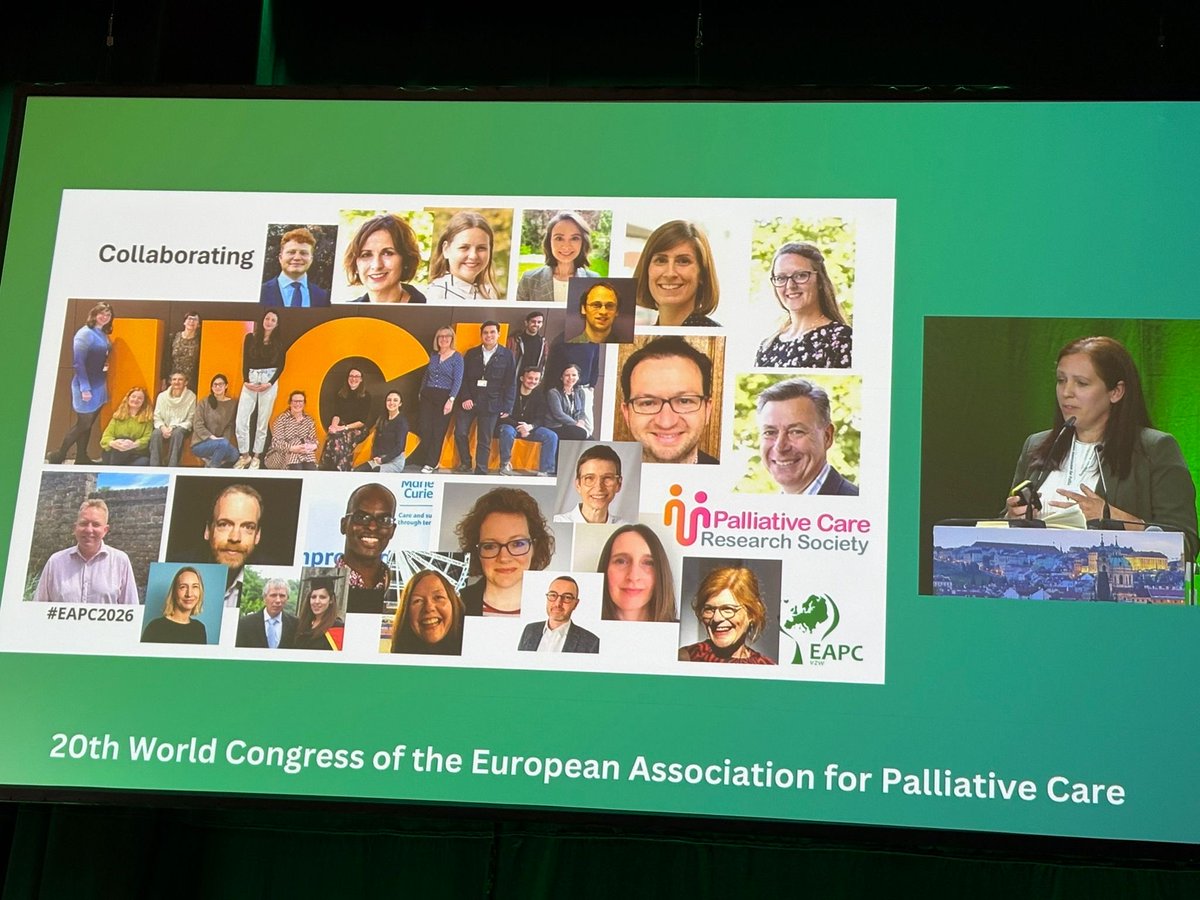 nicolagwhite's tweet photo. What an honour. Today I was awarded the @EAPCvzw Post-doctoral Researcher Award prize.

It was a great opportunity to talk about my research on prognostication. Celebrate my colleagues. And highlight systemic challenges researchers face. 

#EAPC2026 https://t.co/P0O1SK23gs