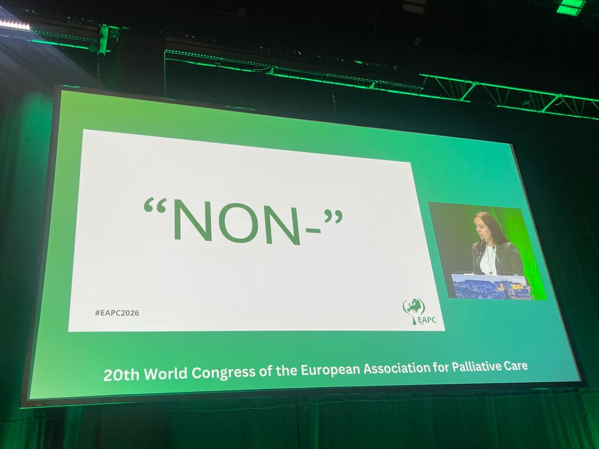 nicolagwhite's tweet photo. What an honour. Today I was awarded the @EAPCvzw Post-doctoral Researcher Award prize.

It was a great opportunity to talk about my research on prognostication. Celebrate my colleagues. And highlight systemic challenges researchers face. 

#EAPC2026 https://t.co/P0O1SK23gs