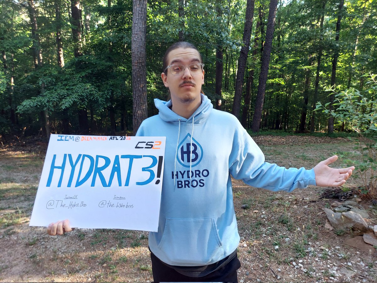 The_Hydro_Bros's tweet photo. @DreamHackNA #DHATL , WE ARE COMING FOR ONCE AGAIN

DONT FORGET TO HYDRATE💧💧 https://t.co/aXLwuIqaac
