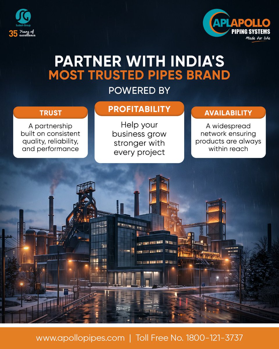Apollo Pipes LTD tweet media