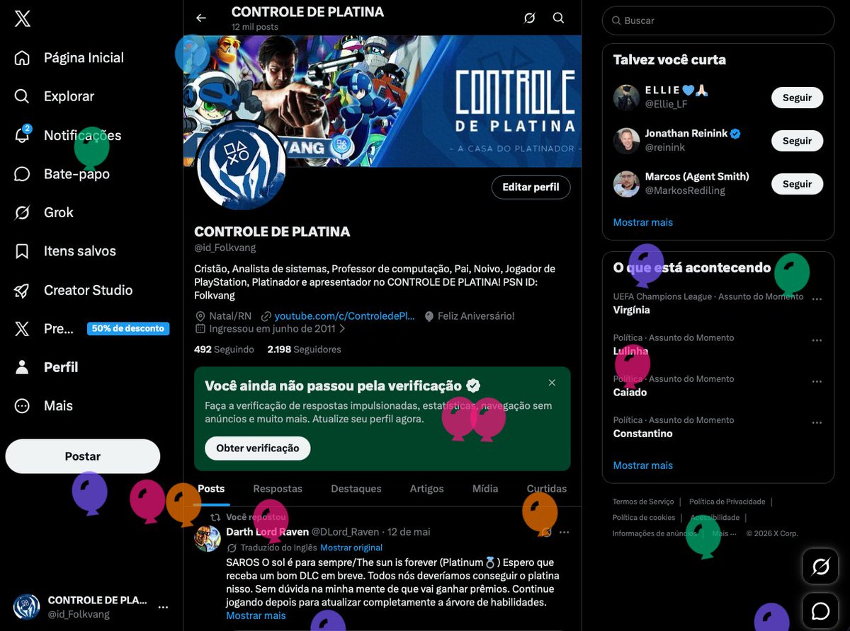 CONTROLE DE PLATINA tweet media