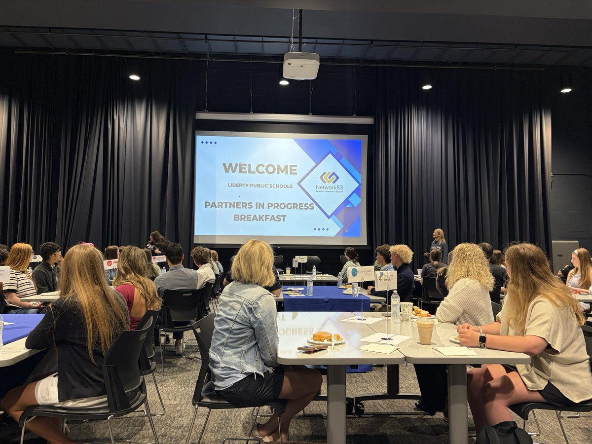 Bataviab's tweet photo. So impressed with @LIBERTYSCHOOLS Network 53 students and partners this morning at the Partners in Progress breakfast. https://t.co/zF4EWVuqso