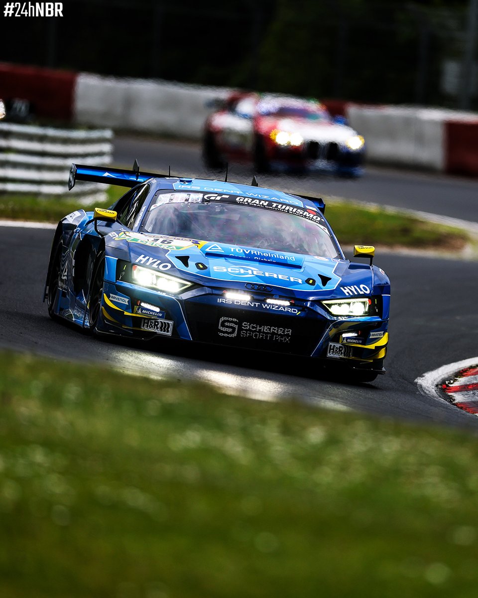 24hNBR's tweet photo. The front row for tomorrow’s 24h race belongs to #84 and #130!
Row two will be shared by the #16 Audi R8 LMS GT3 evo II and the #3 Mercedes-AMG GT3.

All set for an exciting race start tomorrow at 3 PM at the Green Hell💚#24hNBR
.
#nürburgring #nordschleife #racing #motorsport https://t.co/hrdPZ2U4Df