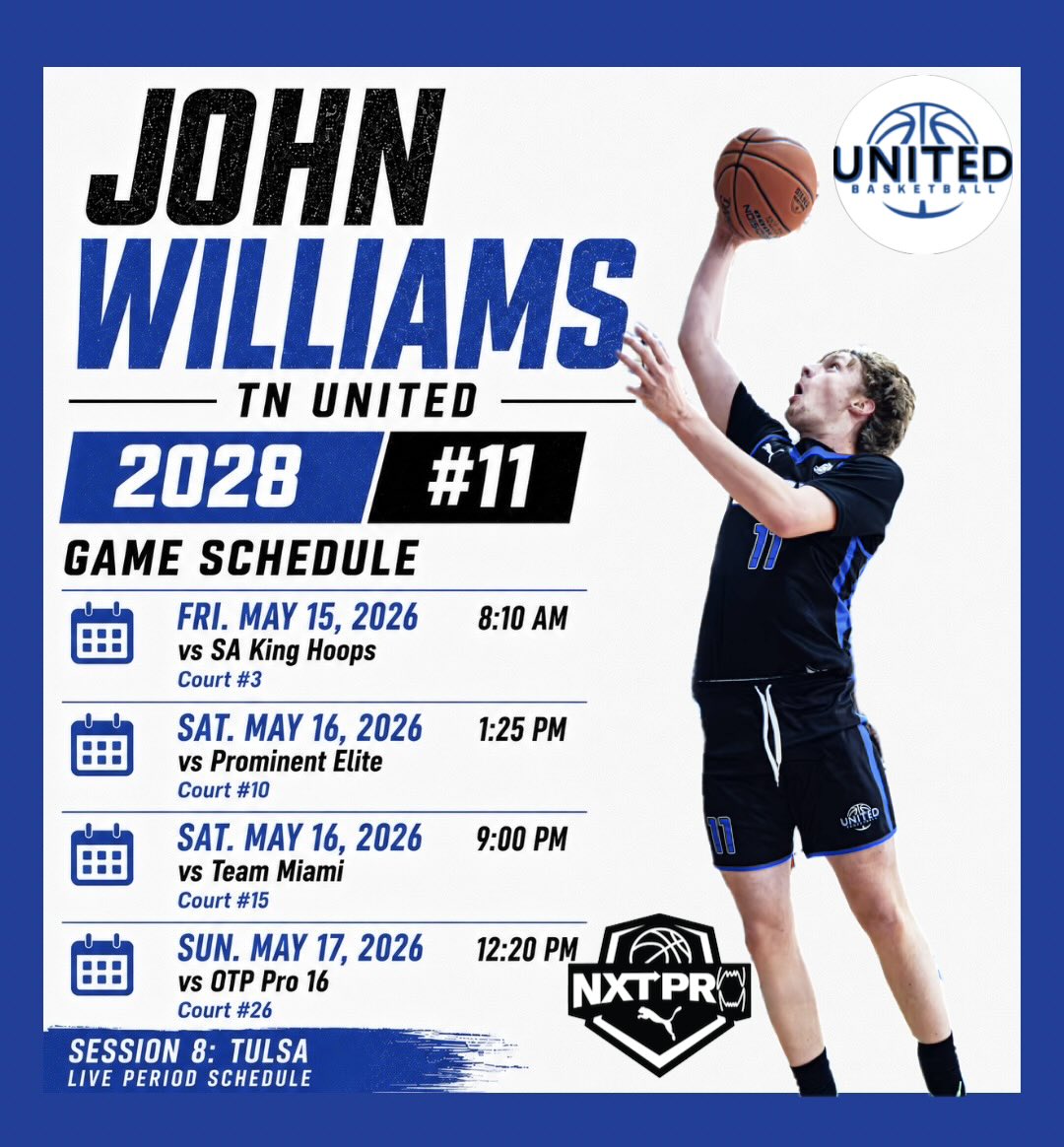 _johnwilliams28's tweet photo. @NxtProHoops Tulsa Live Period Starts Now 

@TNUNITEDHOOPS @PUMAHoops @PRO16League @mosesk225 @PrepHoopsTN @AndrewForce8 https://t.co/QCAzVGvnR9