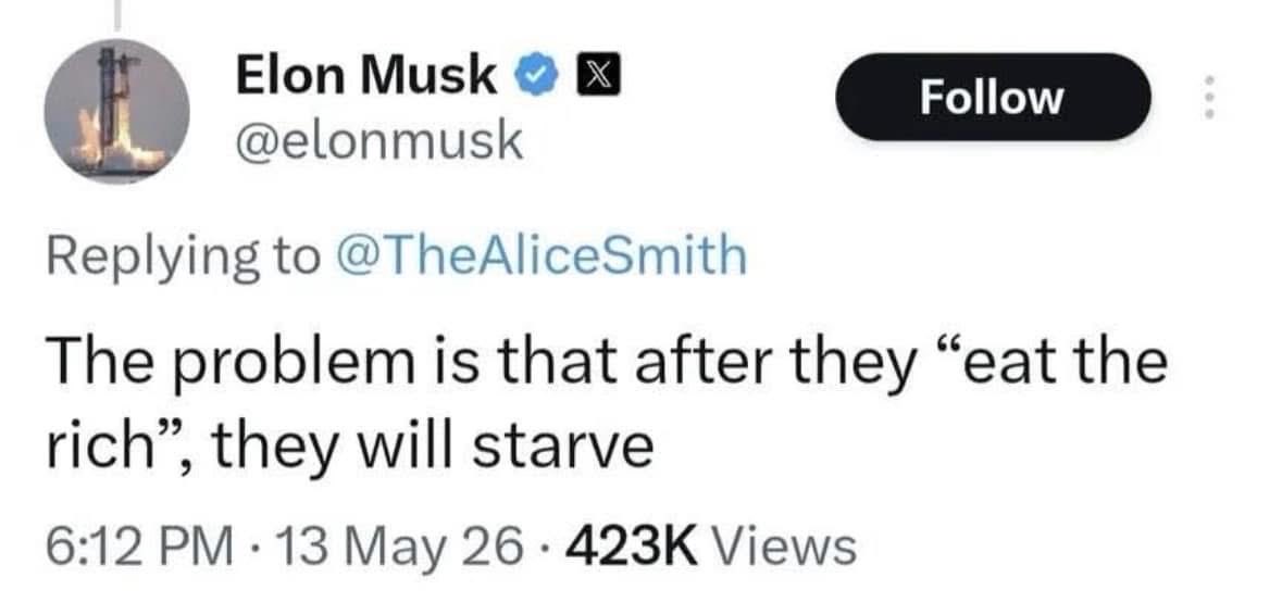 JMooseKnuckle's tweet photo. To paraphrase Bud White in LA Confidential, “if I take you out, a hundred other billionaires will take your place tomorrow. They just won’t come on the bus.” https://t.co/RODHICx2Ls