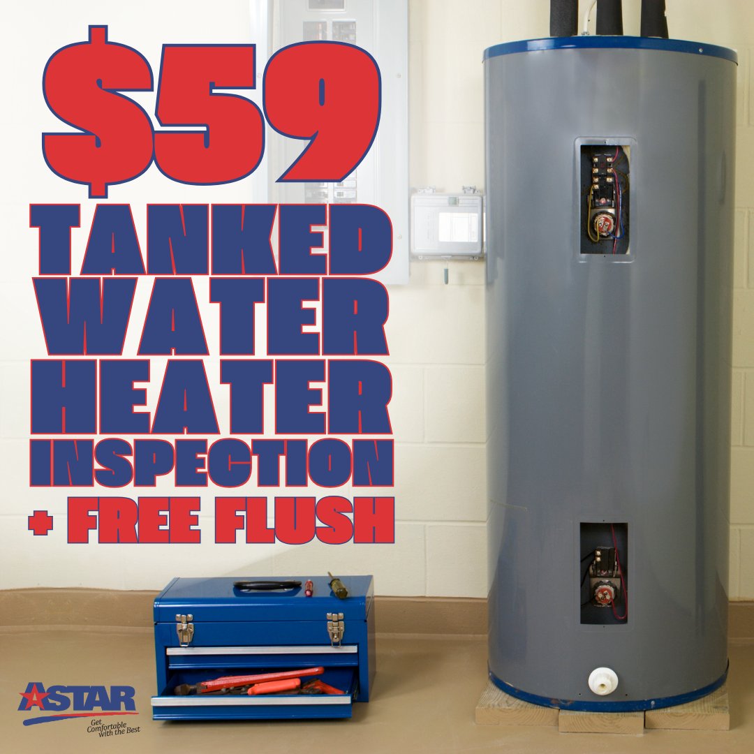 AstarHeating's tweet photo. 💧 $59 Tanked Water Heater Inspection + FREE Flush! 💧
Don’t wait until you’re stuck without hot water! For just $59, we’ll inspect your tanked water heater, and you’ll receive a FREE system flush with service.

Schedule yours today! 🚿
📱(845) 205-3759
💻 https://t.co/IMvszbW8Mf https://t.co/Dd3N28CiXA
