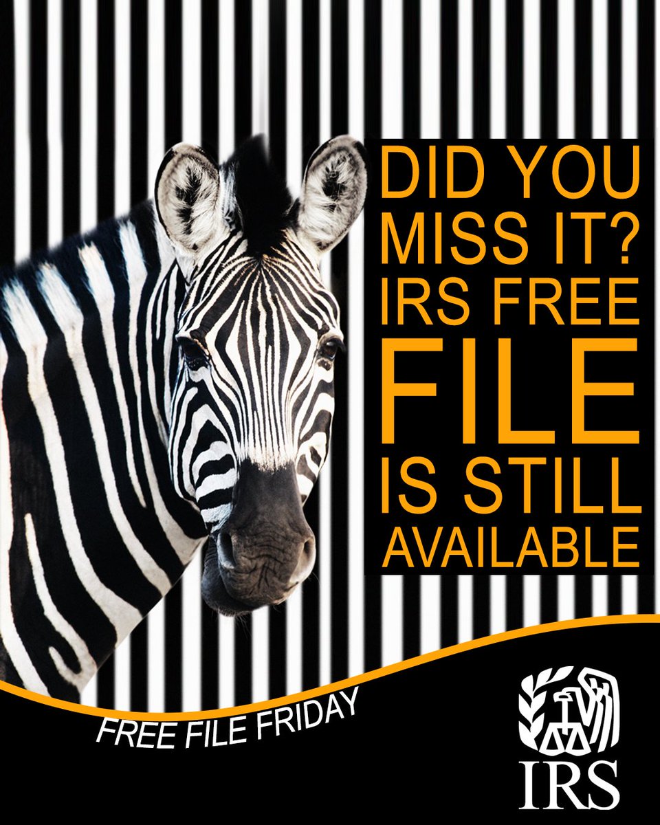IRSnews's tweet photo. Maybe you missed the tax filing deadline, but don’t miss a good deal too! Qualified taxpayers can still use #IRS Free File to file taxes return electronically. See: https://t.co/3byJqk9fiF #FreeFileFriday https://t.co/5nLliUpxFa