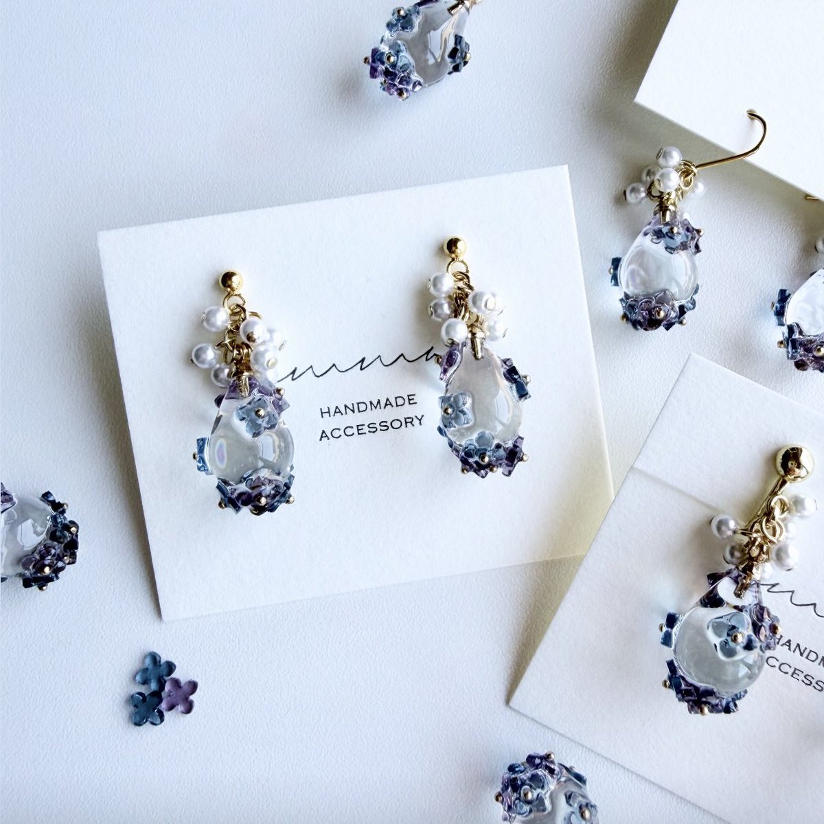 _emma_craft's tweet photo. 紫陽花のピアス/イヤリング https://t.co/8EkTUnlEML