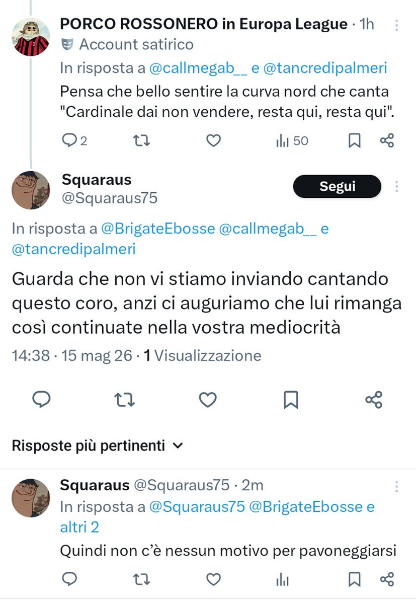 PORCO ROSSONERO in Europa League tweet media