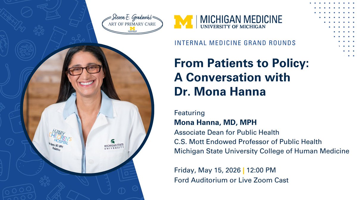 U-M Department of Internal Medicine tweet media