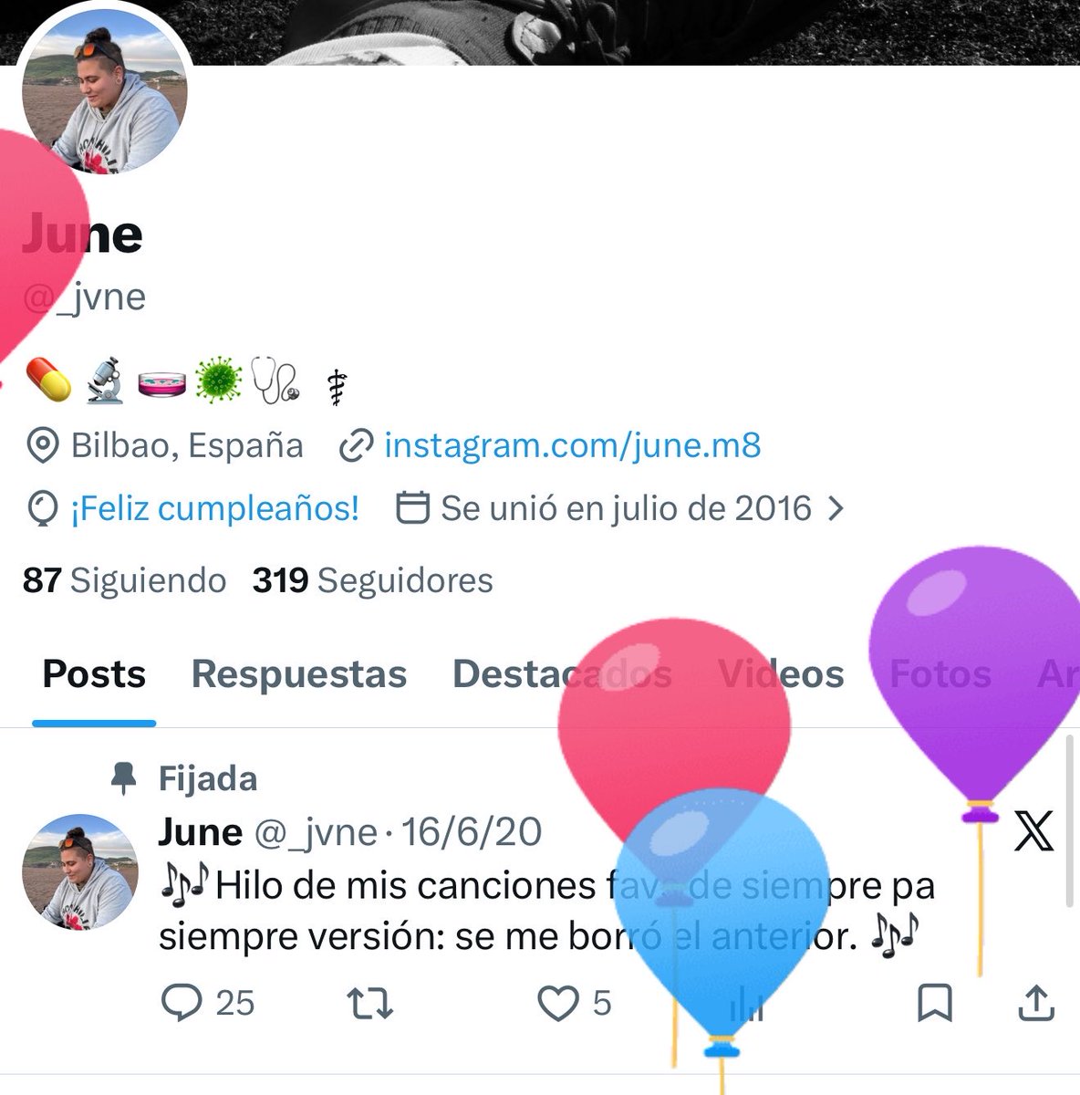 _jvne's tweet photo. Hay globitos en mi perfil 🎈 https://t.co/QnwmaohPvE