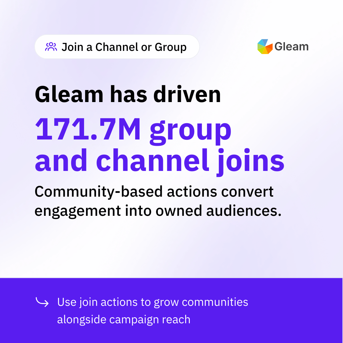 Gleam tweet media