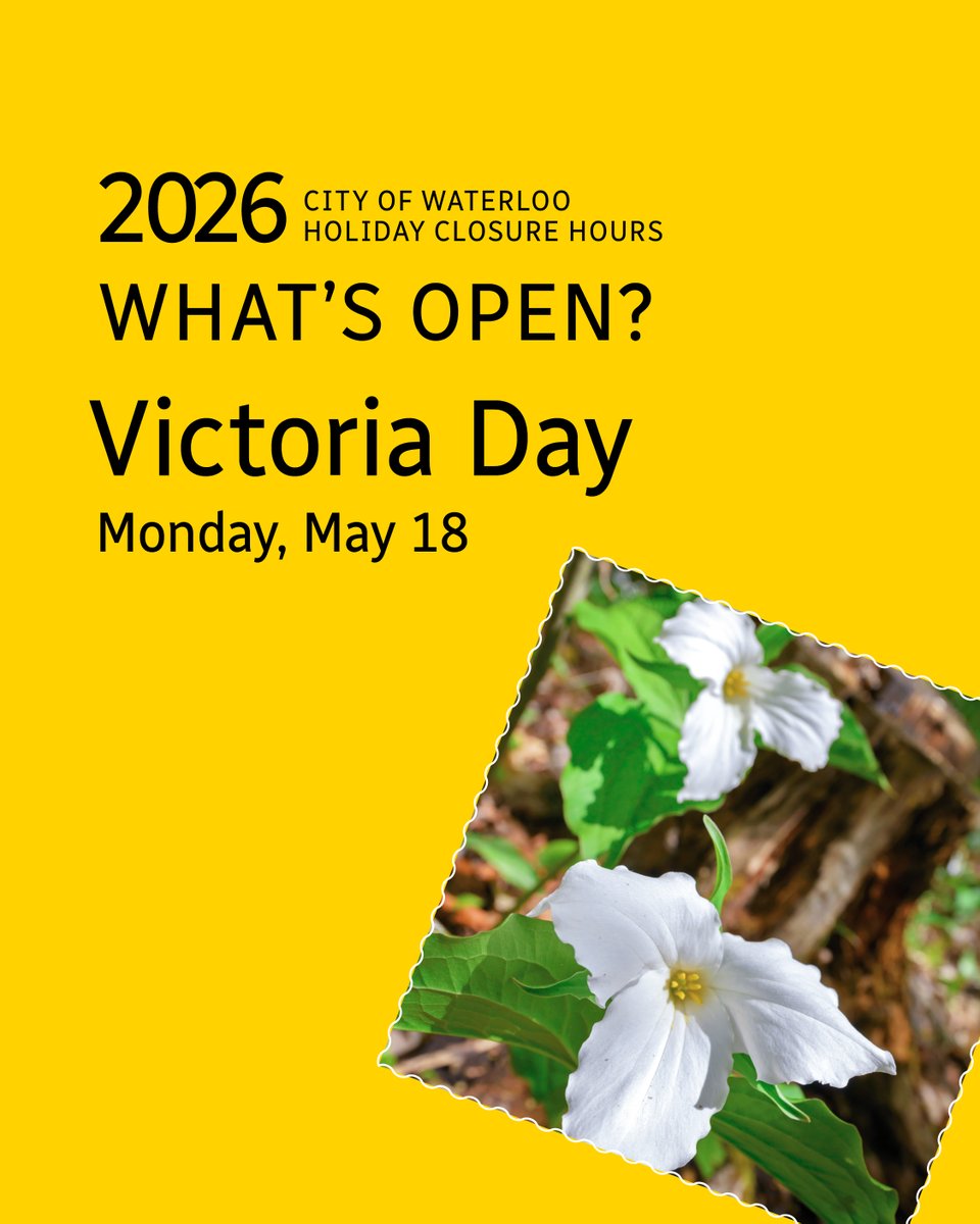 City of Waterloo tweet media