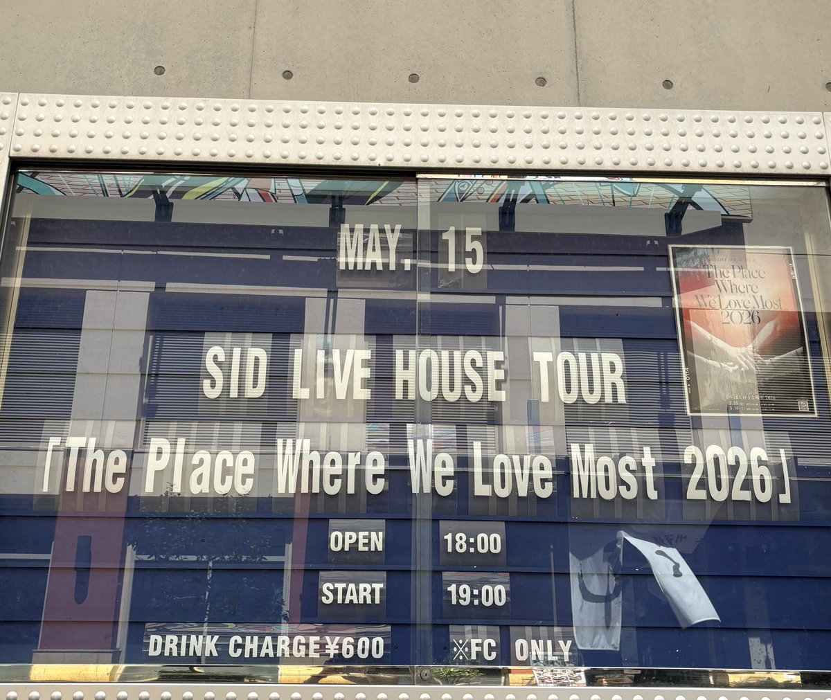 fish_star75's tweet photo. SID LIVE HOUSE TOUR
 「いちばん好きな場所 2026」CLUB CITTA’
ありがとうございました！ https://t.co/xL32WUnxYe