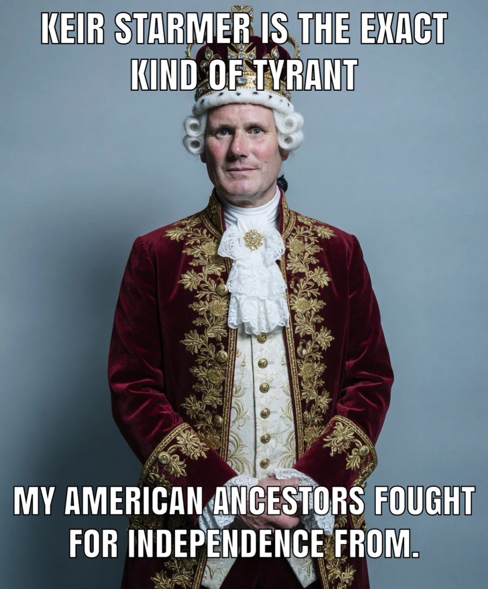 LibertarianG0th's tweet photo. .@Keir_Starmer free our UK cousins from your tyranny!! Resign!! https://t.co/PIUtnNYVXr