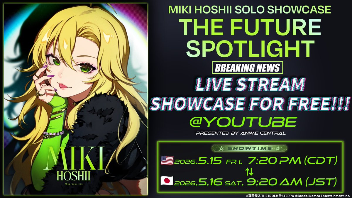 THE IDOLM@STER Official EN tweet media