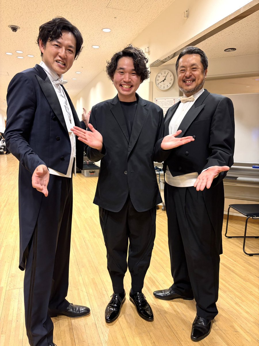 RyomaTakagi's tweet photo. 佐々木新平マエストロ指揮 東京吹奏楽団の皆様とのストラヴィンスキーのピアノと管楽器のための協奏曲！終演しました！！

無事に終わりホッとしています😮‍💨
マエストロとオケの皆様、東京芸術劇場とシゲルカワイの豊かな響きに支えていただきました！

エキサイティングで最高に楽しかったです！！！😆 https://t.co/0gE7sfZN7S
