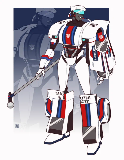 Second in Command and Cybertron's musical sensation, Jazz! [ #art #transformers #jazz #maccadams #maccadam ]