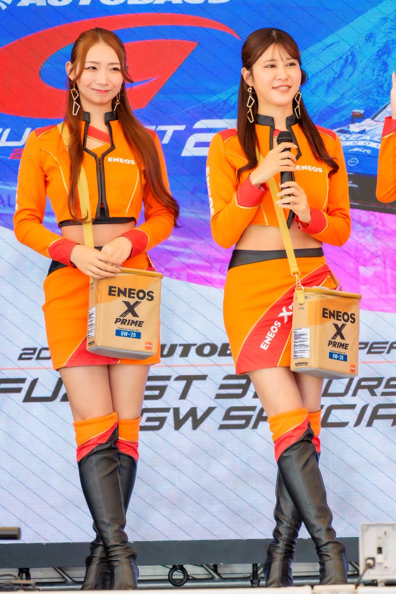 RockMan_Kazu's tweet photo. 2026 AUTOBACS SUPER GT Rd.2 FUJI
#ROOKIERacing
#ENEOSGIRLS
#夏実晴香 さん✨@writer_tsunakan
#うらら さん✨@rararaurara10
#SUPERGT #RA #レースアンバサダー #RQ https://t.co/tN96tzkyHg