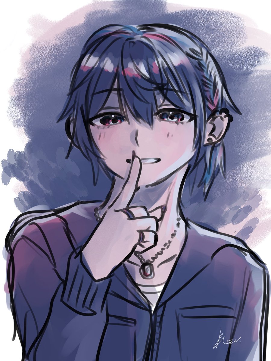 Kozuw83h's tweet photo. パレット縛り🎨

#創作男子　#創作イラスト https://t.co/73MQfaytJ4