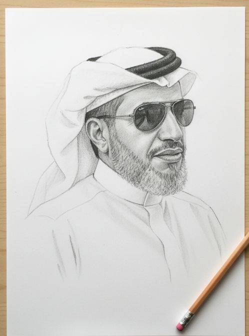 bsmhaml515's tweet photo. @Rashed_frik 
تشرفت برسم لوحة فنيه خاصة لك، وأتمنى أن تكون النتيجة بمستوى جمال ملامحك. دعمك لعملي الفني كـ (مصدر رزق) لي ولعائلتي هو أكبر وسام على صدري. إن نالت اللوحة إعجابك، فلا تحرمني من تشجيعك وتعطيني هديه مقابل الرسم. ربي يسعدك ويوفقك لكل خير." https://t.co/8trpxRmowG