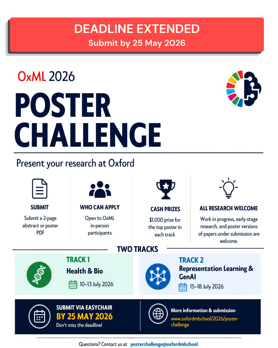 AI for Global Goals | OxML tweet media