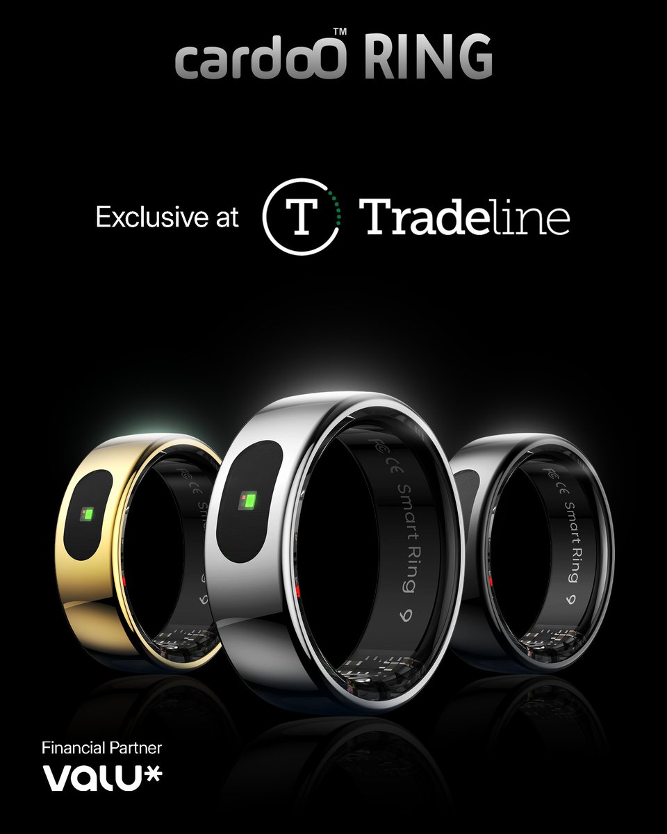 Cardoo_ltd's tweet photo. The world’s first Touch Smart Ring is here. 💍
أطلقنا رسمياً اول خاتم ذكي Touch في العالم 
حصرياً cardooO Ring قريبا في Tradeline
Financial Partner Valu ⚡
The World's First Touch Smart Ring is here: https://t.co/rlMLVwj6Ek

#cardoORing  #Tradeline #Valu #الدنيا_خاتم_في_صباعك https://t.co/umKtdykOf6
