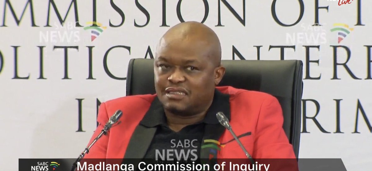 Matiase01's tweet photo. He’s now protesting and refuses to answer questions… they’re going to throw him in the van this afternoon this one🤞🏿
#MadlangaCommission #BrownMogotsi https://t.co/2t8qZiSBBD