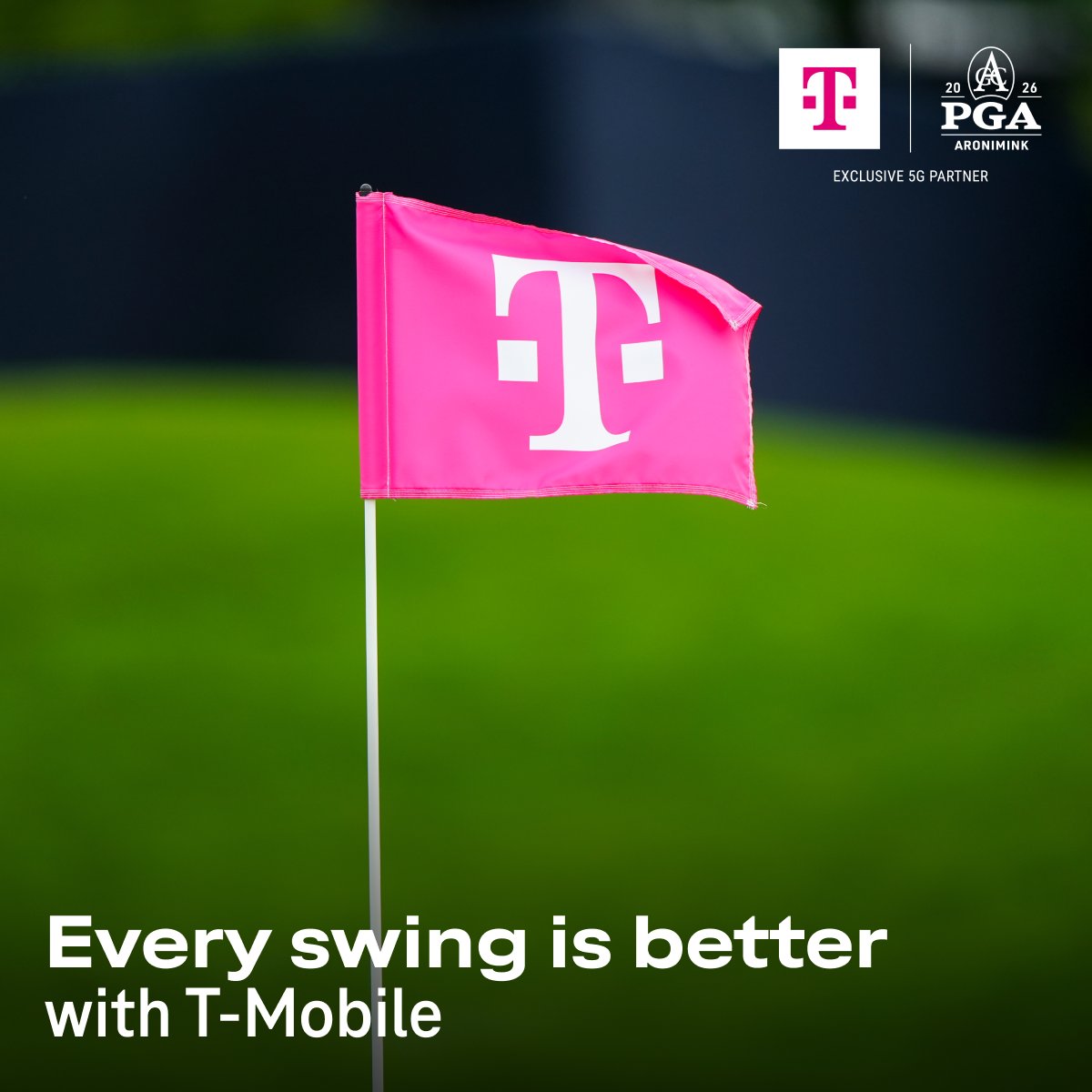 gabychico's tweet photo. From the first tee to the final putt, @TMobile has members covered at the PGA Championship ⛳️

See how ➡️ https://t.co/XGtY3YLI0q

#TeamMagenta https://t.co/iUdIEomGFC