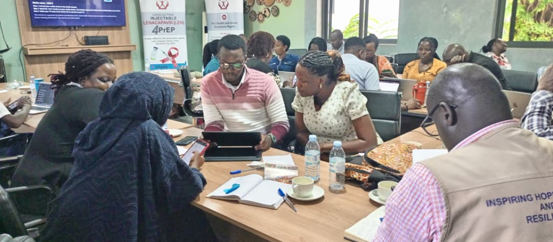 HS_InsightUg's tweet photo. Mr. @chriskanye24 and Ms. @VictoriaKatamba represented @HS_InsightUg at a stakeholders’ consultative meeting by MOH &amp; HEPS to review and validate the PrEP communication strategy, focusing on strengthening PrEP messaging and communication approaches.
#BridgingHealthandEconomics https://t.co/1gGRca8AJw