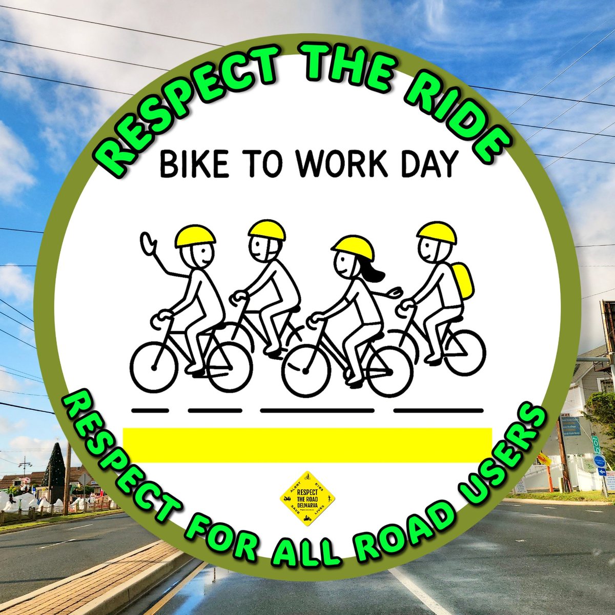 ridesafedp's tweet photo. Cyclists = road users. Respect for all is watching out for everyone! 🫶 #biketowork #safetyforall https://t.co/bXrod6tXLv