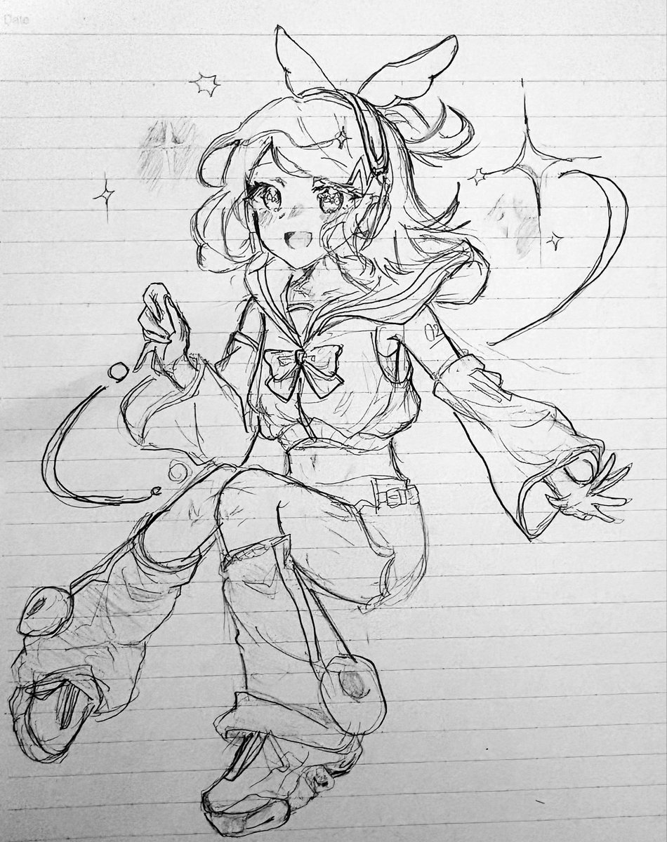 Rugozg's tweet photo. #鏡音リン  #illustration 
🍊🎧✨🎼.•*¨*🌟¸¸🎶✨🎼.•*¨*🌟 https://t.co/LNYgxtIJ7K