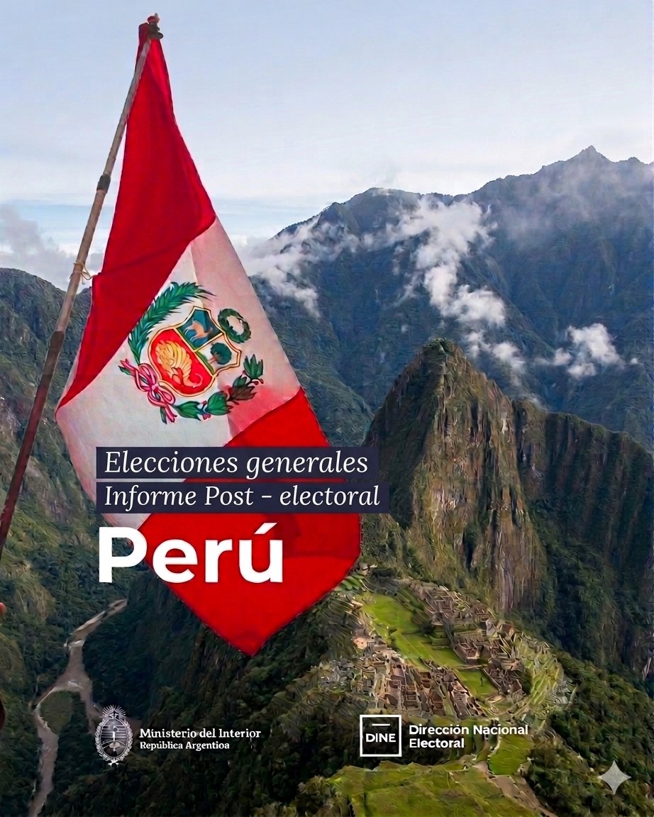 InfoDINE's tweet photo. 🗳️ ¿Qué pasó en las elecciones generales de Perú?

Desde el Observatorio Político Electoral analizamos los principales datos, resultados y desafíos del proceso electoral peruano. 🇵🇪

📄 Conocé el informe post - electoral completo acá: https://t.co/ro1qyO5Y8U https://t.co/5lxUB534vv