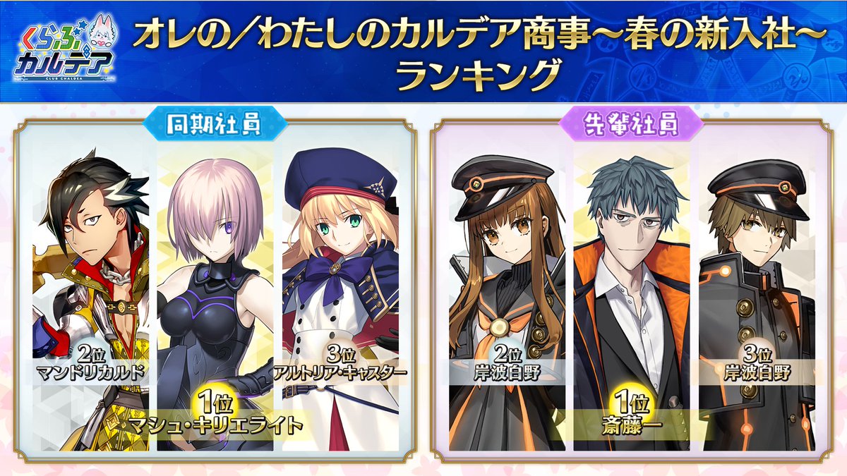 【FGO公式】くらぶカルデア tweet media