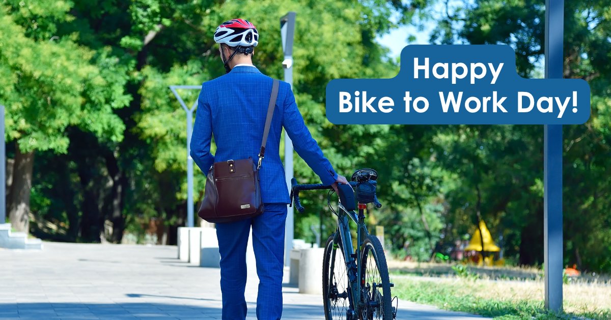 CommutePA's tweet photo. Happy Bike to Work Day! 🚲 https://t.co/j9M9hUP8fu