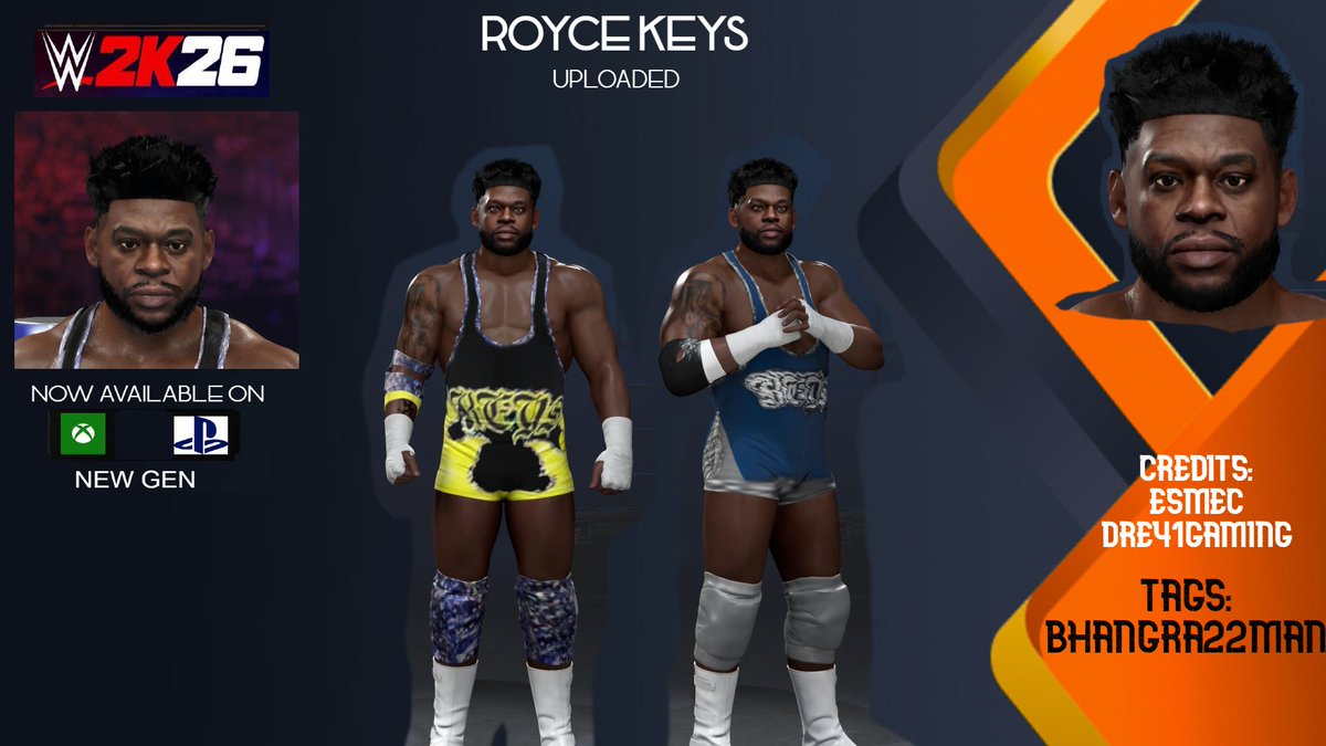 Bhangra94877286's tweet photo. .@RealRoyceKeys .@IAmJericho 2.0 .@MasonRook_wwe  .@orangecassidy caws  WWE 2K26 uploaded, .
@Tete2k 4 face pic assist, collab with .@Valoween on Y2J, Mason credits JerichoJudas more nxt tweet .
@ElementGamesTV .@Smacktalks .@BigChrisSpirito .
@KayfabeConcepts .@WhatsTheStatus https://t.co/iKPeCGy00K