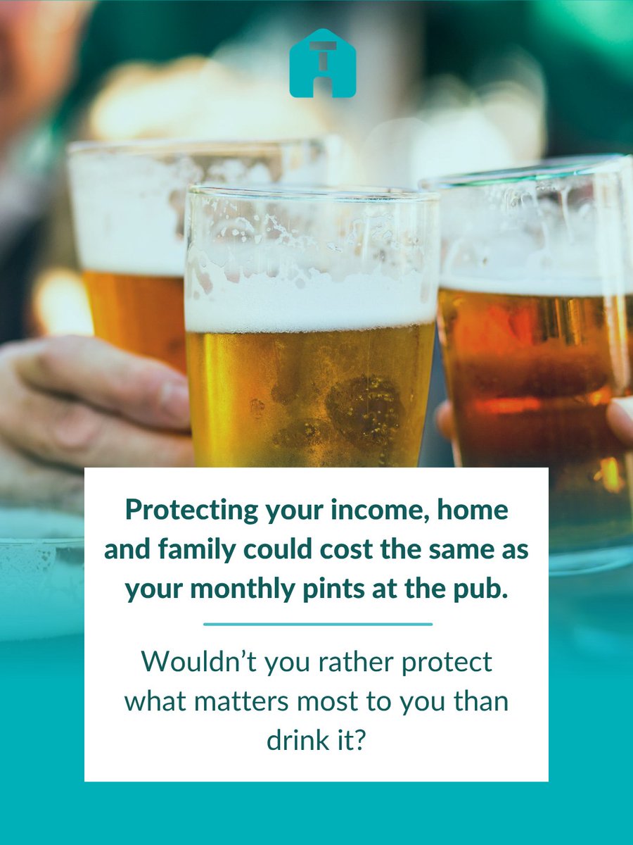 TrustedMPA's tweet photo. You’ll spend £5 on a pint every Friday...

But won’t spend £20 a month to protect your family? 🍺

Speak to our team today:

📞 01709 464 455
📧 info@trustedmpa.co.uk

FRN: 995607

#InsuranceBroker #InsuranceQuote https://t.co/4Ap3ny4TkP