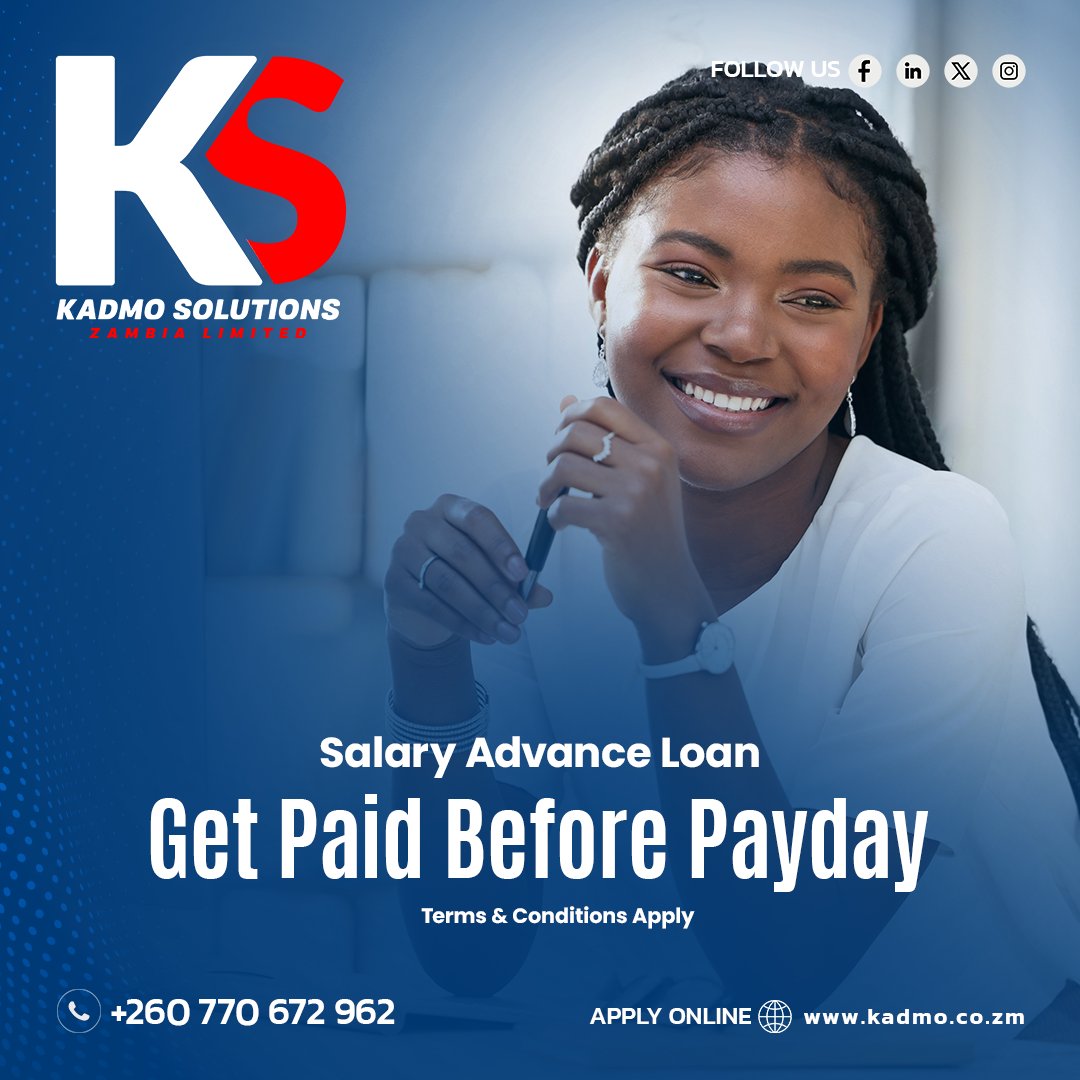 KadmoSolutions's tweet photo. That week before payday can feel extra long. 
Rent, transport, groceries, school needs… life keeps moving. With our GRZ Salary Advance Loans, you can access part of your salary before payday and handle what matters most. 

Apply today on Kadmo: https://t.co/xulljehn0h https://t.co/k7hjQeixTi