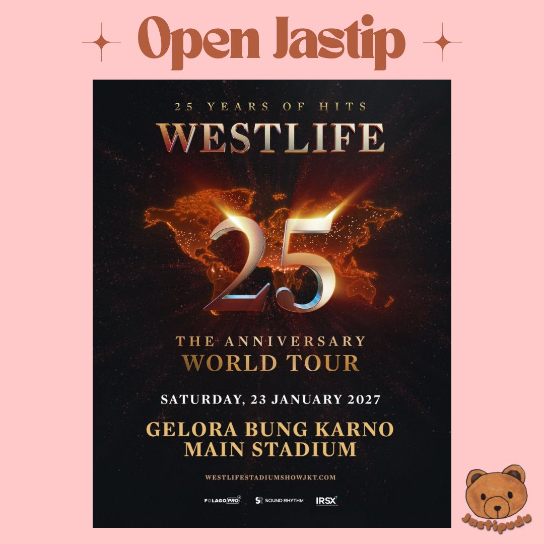 ABCrhany's tweet photo. ✨OPEN JASTIP WESTLIFE 25 - THE ANNIVERSARY WORLD TOUR IN JAKARTA✨

🩶 Fee : IDR 250K / tix 
🩶 Bookslot : IDR 50K
🩶 Menggunakan data customer
🩶 Diurus sampai E-tiket

DM / click link in bio for more details and order!🖤

#westlife #westlifeinjakarta #jastiptiket https://t.co/uRTL2MLCXW