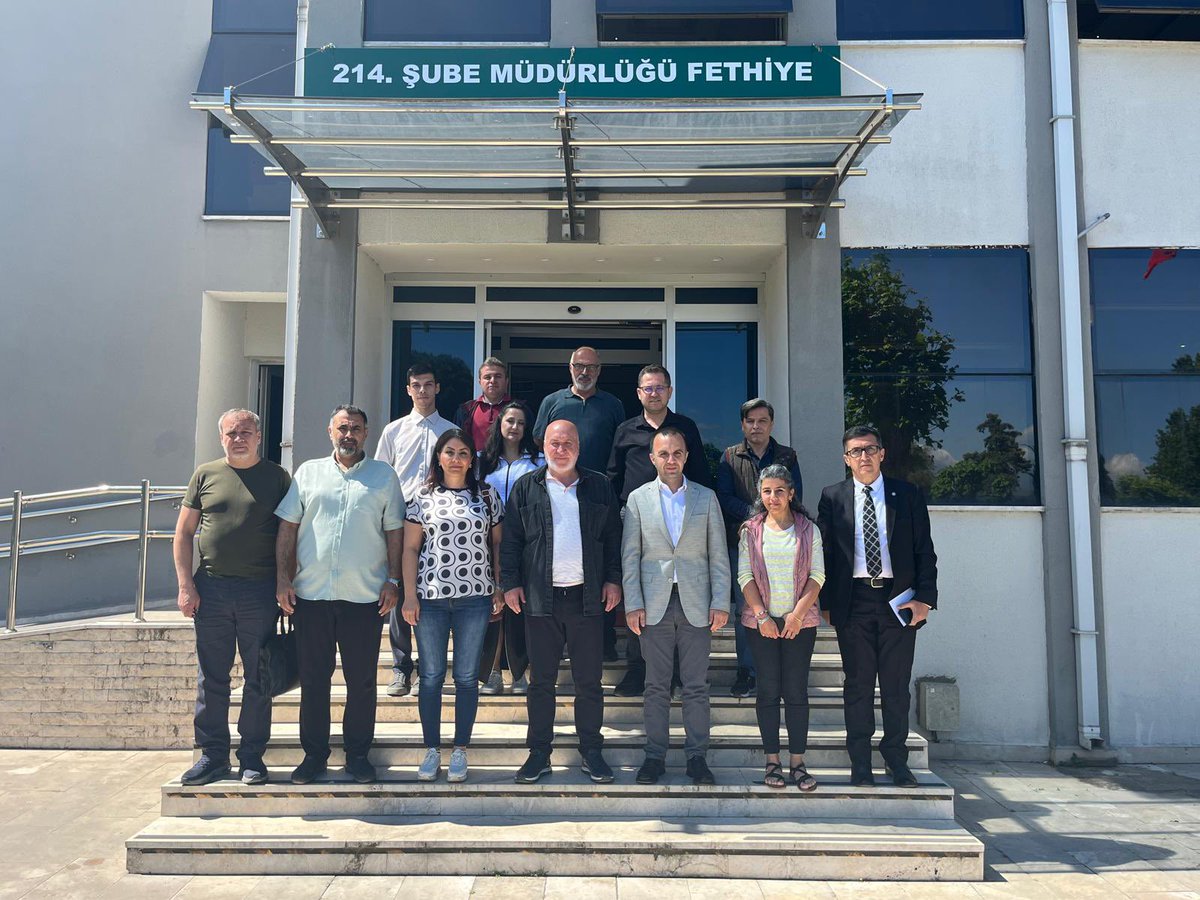 HBTONBUL's tweet photo. Fethiye DSİ 214. Şube Müdürlüğünü ziyaret ederek Şube Müdürü Kağan Ergen ile bir araya geldik. Genel Başkan Yardımcımız Gürkan Kaya, Menderes Şube Başkanımız Aygül Çetin ve Muğla İl Başkanımız Yüksel Kutlu ile birlikte gerçekleştirdiğimiz ziyarette, Şube Müdürlüğü sorumluluk sahasında devam eden çalışmalar ve planlanan yatırımlar üzerine değerlendirmelerde bulunduk.

Yürütülen hizmetlerin etkin şekilde sürdürülebilmesi adına emek veren tüm çalışanlarımıza kolaylıklar diliyor, misafirperverlikleri dolayısıyla Şube Müdürü Kağan Ergen ve kurum personeline teşekkür ediyorum.