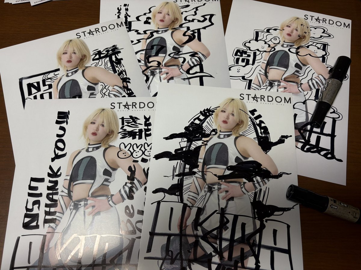 AKIRA_K____'s tweet photo. 描いてるぜー。✌︎

25歳最後の日、
顔見せにきてくれよン
#STARDOM https://t.co/CUK68VaRZv