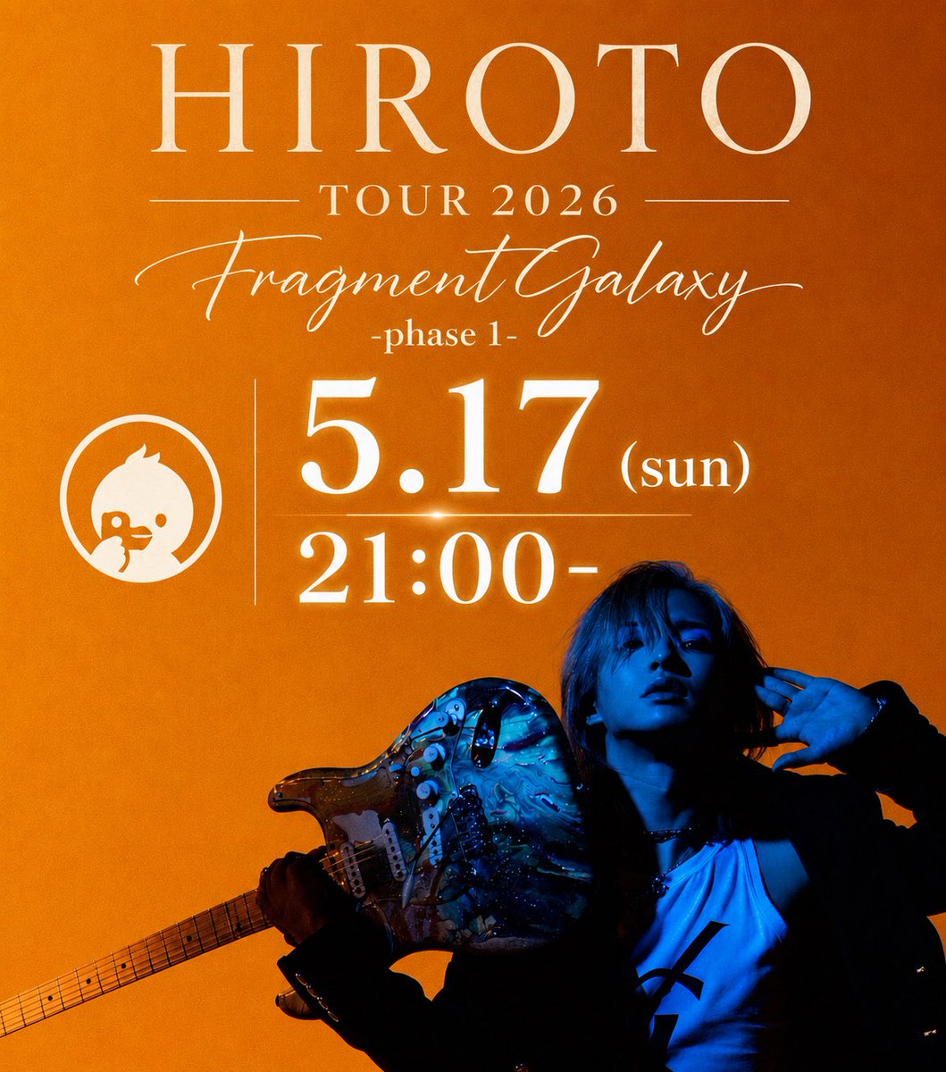 お知らせ】 5.17（sun） 21:00- TOUR総括の LIVE配信します