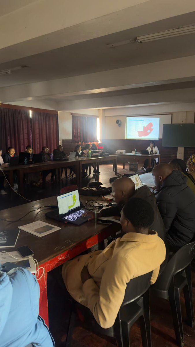 Saeonews's tweet photo. The Science Engagement team facilitated GIS educator workshops from 12–15 May 2026 in Ixopo and Umzimkhulu under the Harry Gwala District, KwaZulu-Natal. The workshops aimed to enhance educators’ skills in spatial analysis, data visualization, and mapping techniques. @dstigovza @NRF_News @DBE_SA