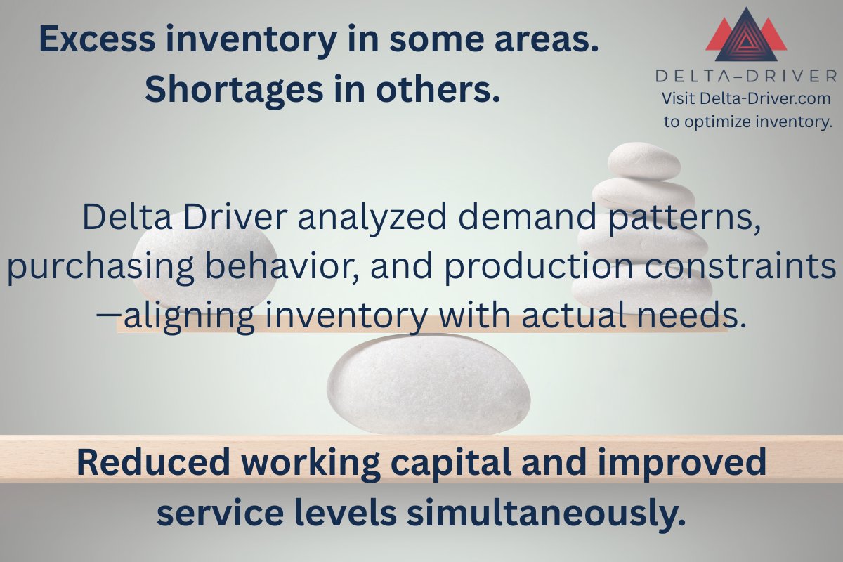ManringPaul's tweet photo. Inventory problems rarely come from one cause.

Learn more: https://t.co/s19JIQur3m

#InventoryManagement #SupplyChain #OperationalExcellence #WorkingCapital #DeltaDriver https://t.co/62I4mPMmLa