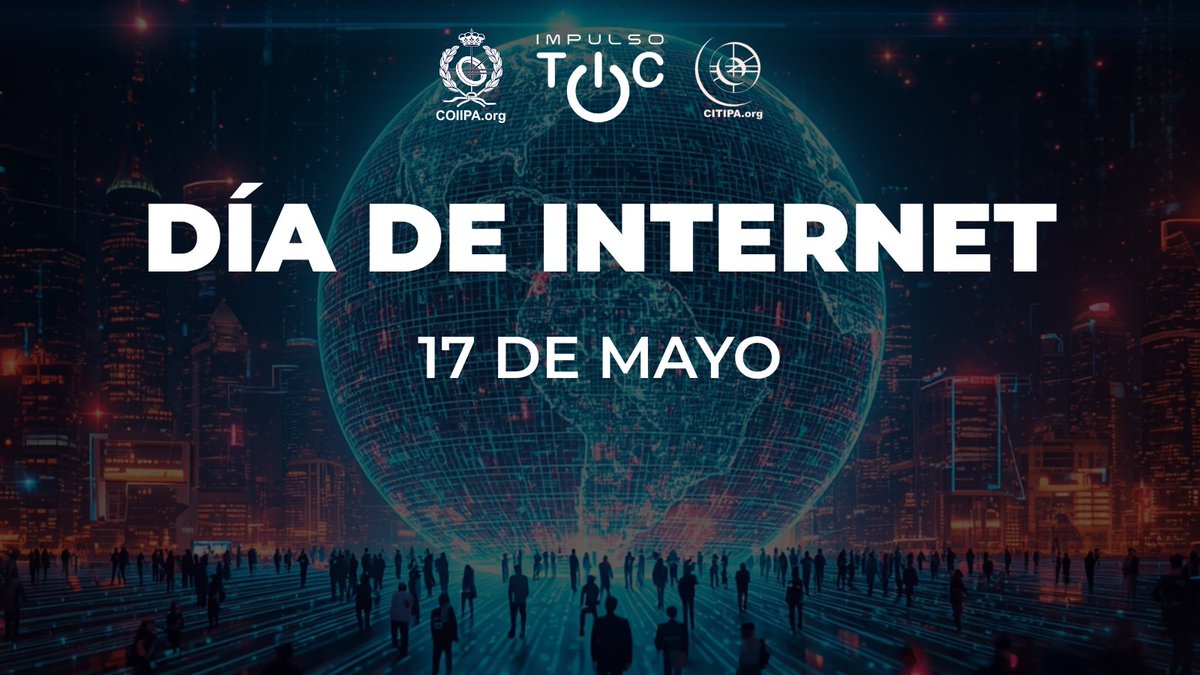 impulsotic's tweet photo. 🌐 ¡Hoy conmemoramos el Día de Internet!

La Asamblea General de las Naciones Unidas aprobó la celebración de este día en 2006.

💻 Internet representa la globalidad y es una herramienta fundamental en nuestra sociedad actual gracias a la labor de la ingeniería informática. https://t.co/IZU8Ac7p85